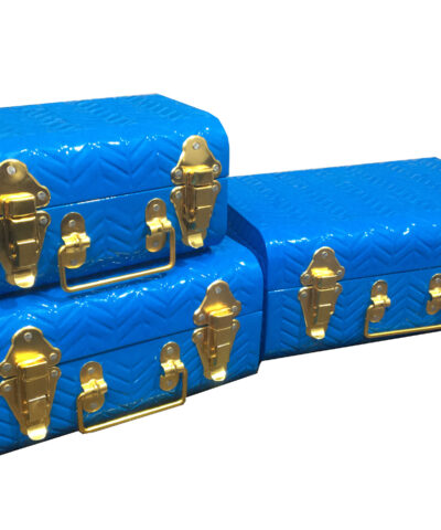 Maverics Blue Trunk Set of 3 pcs
