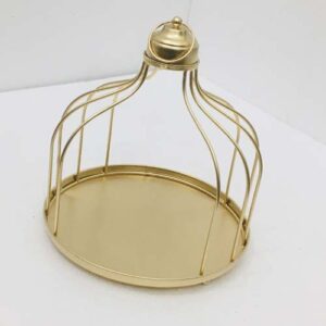 Maverics Iron Gold Color Cage for Hampers & Gifting